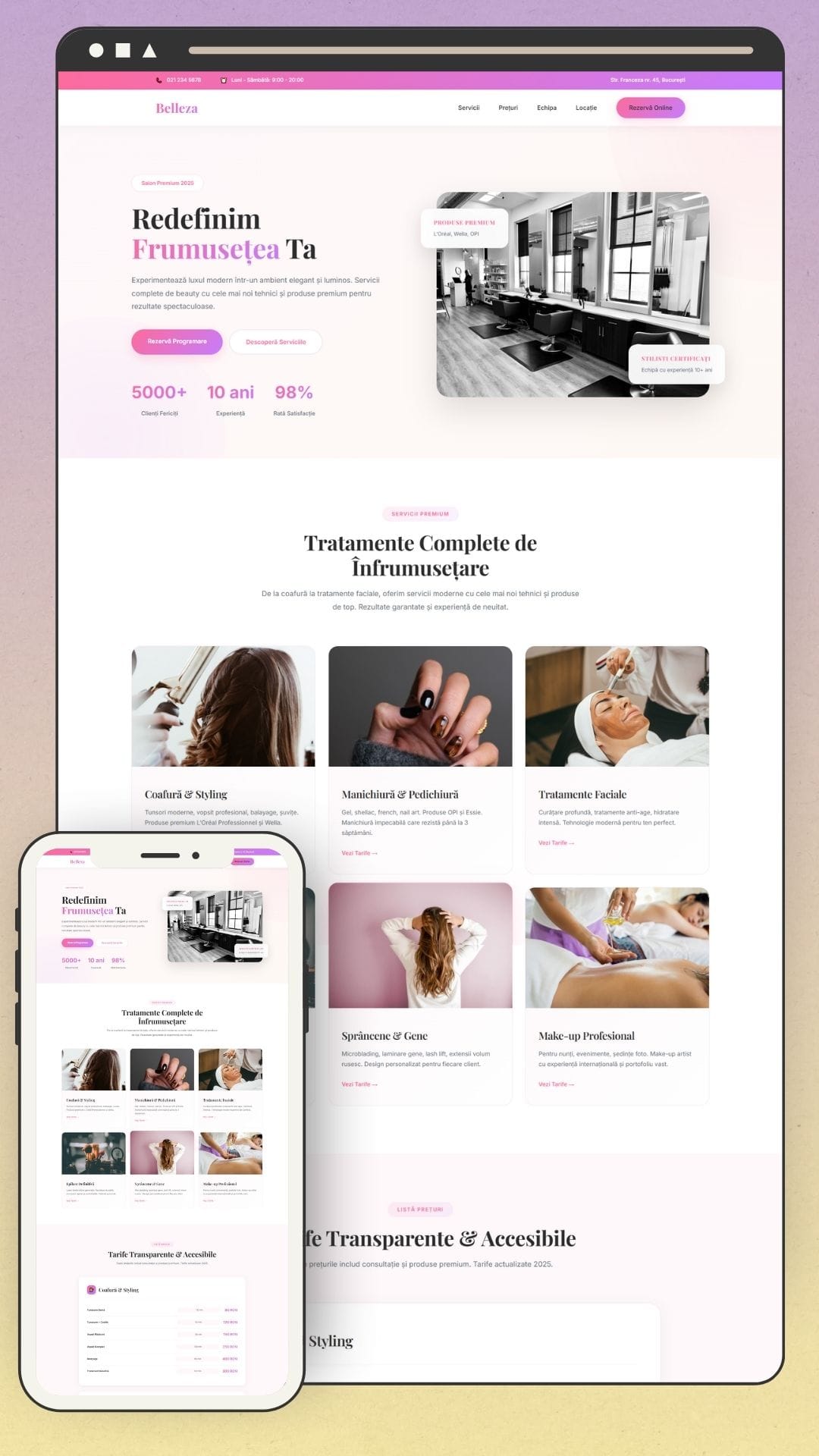 Template Salon