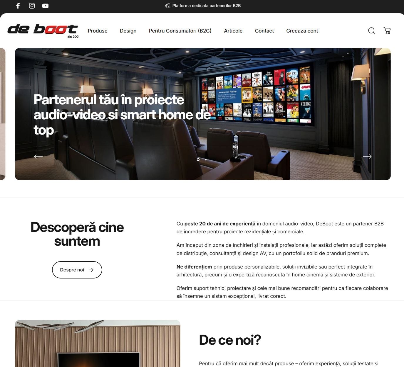 Noul magazin online DeBoot.ro